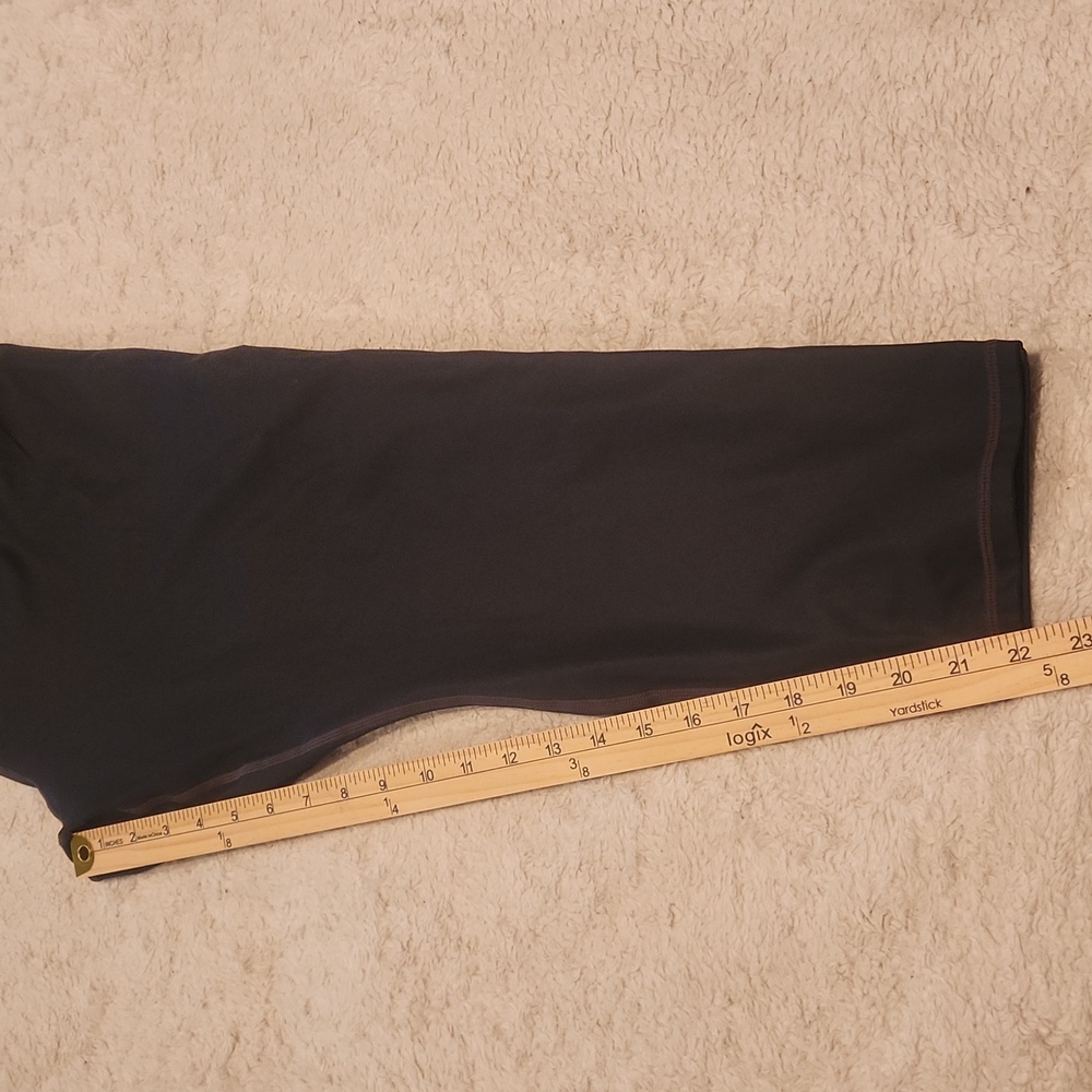 Fabletics 3x Faux Leather Pleather Crop Active Leggings Activewear - Picture 9 of 11